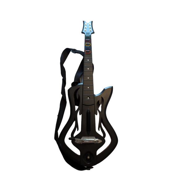 XBOX 360 Guitar Hero Warriors Of Rock Controller W/Strap NO DONGLE UNTESTED. - Picture 7 of 7